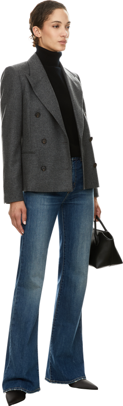 Cashmere-Pullover mit Rollkragen Schwarz