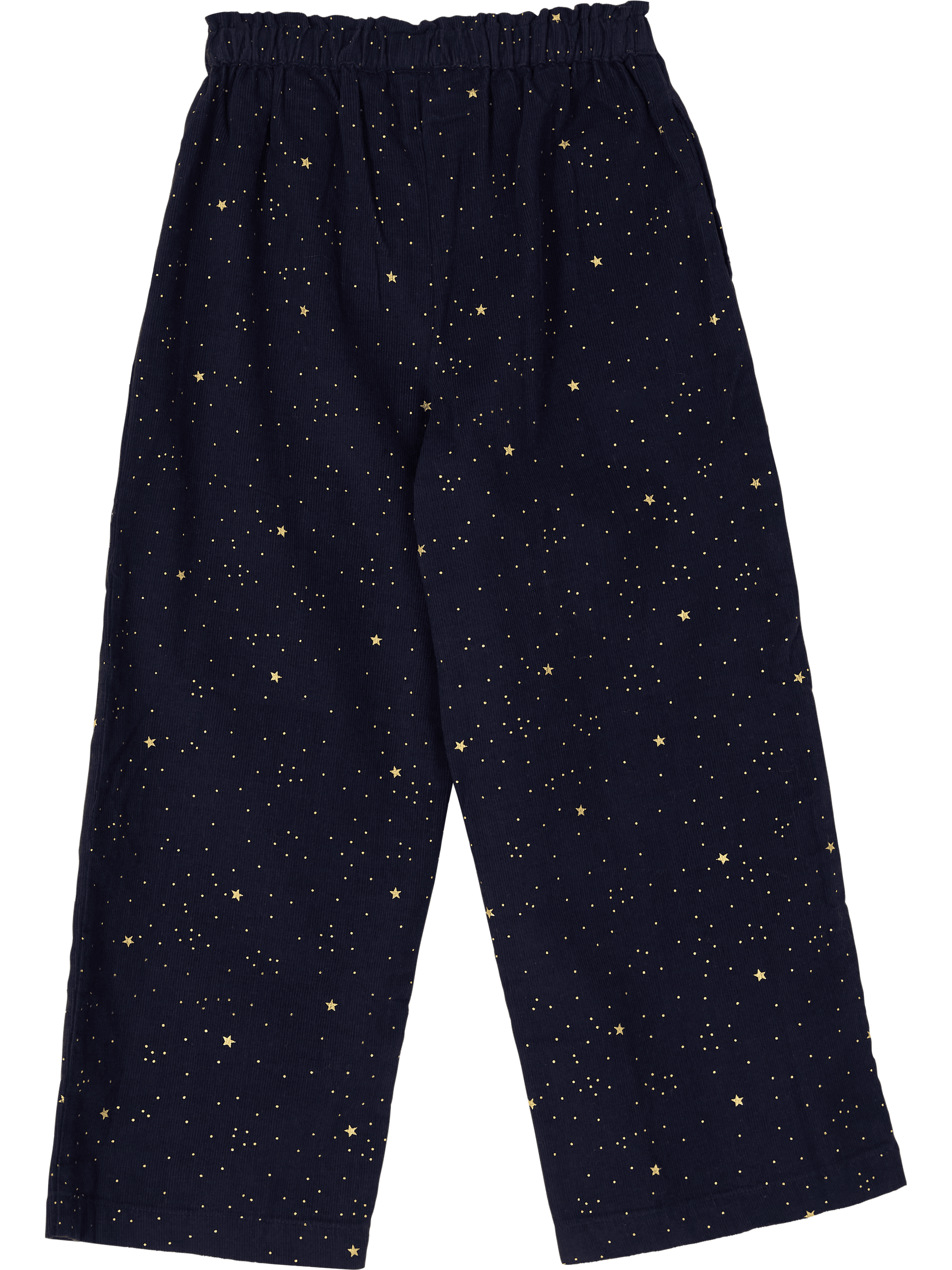 Arsène et les pipelettes 'Etoiles' trousers in finely ribbed navy blue velvet – UNGER.DE