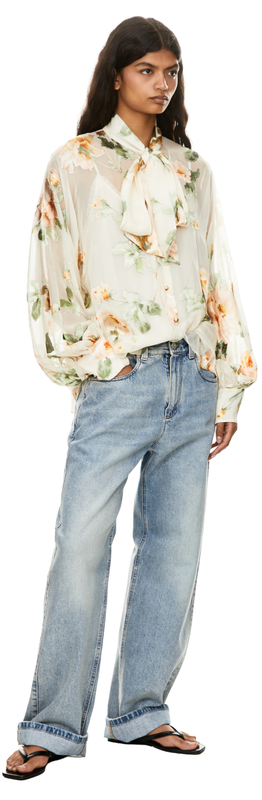 Florale Bluse 'Carousel Burnout' Multi