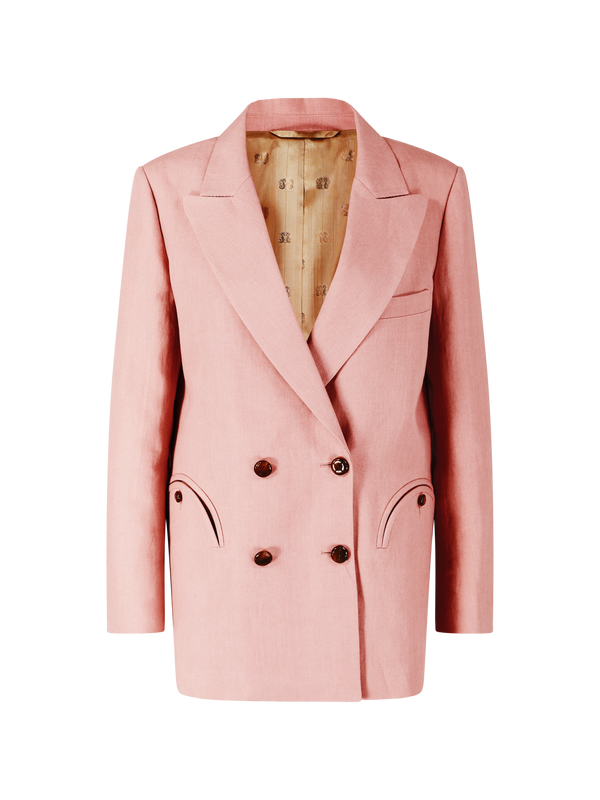 Leinenblazer 'Midday Sun Everyday' Rosé