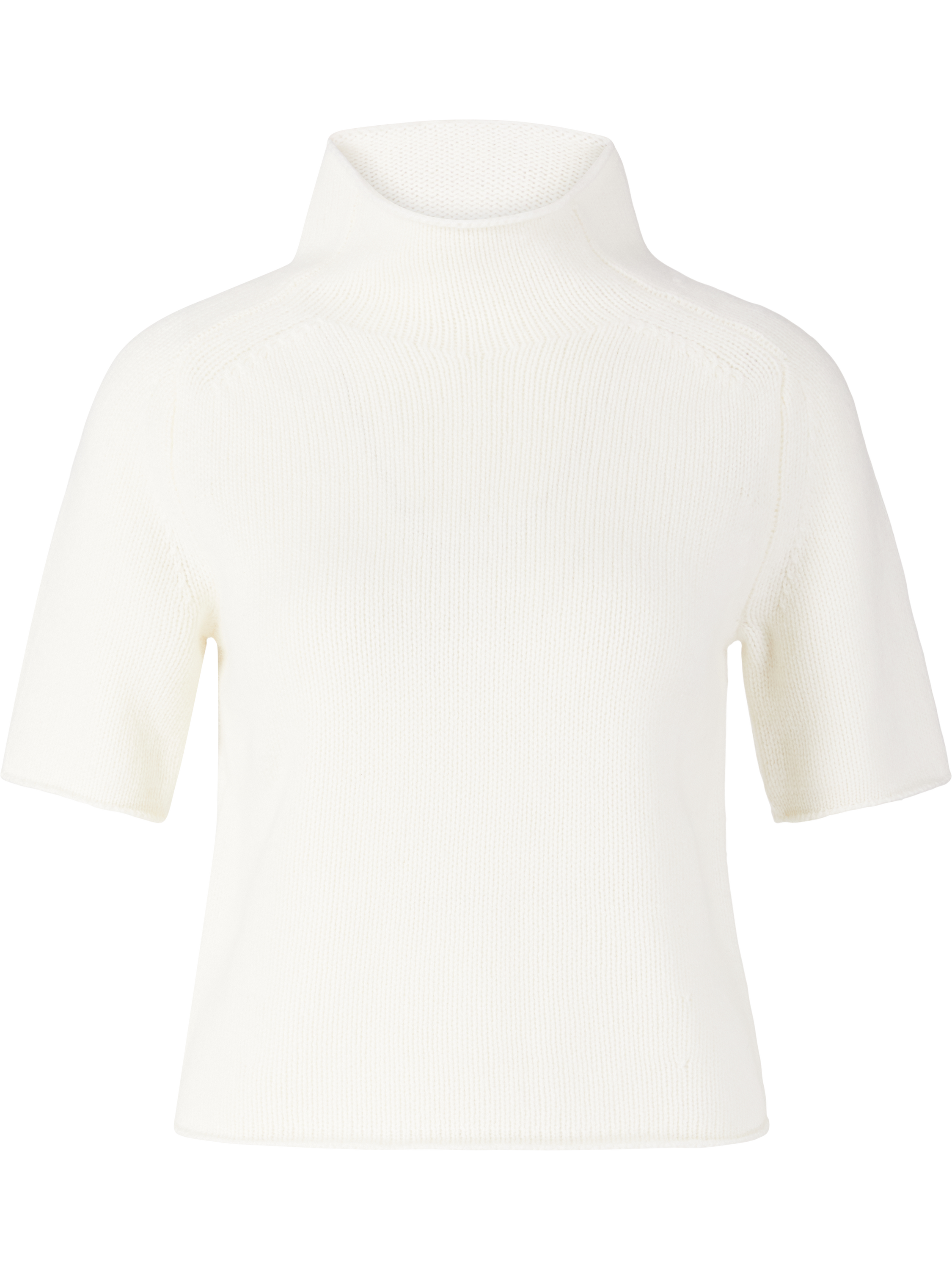 LISA YANG Kurzärmeliger Cashmere-Pullover 'Fride' Cream, Produktansicht – UNGER.DE