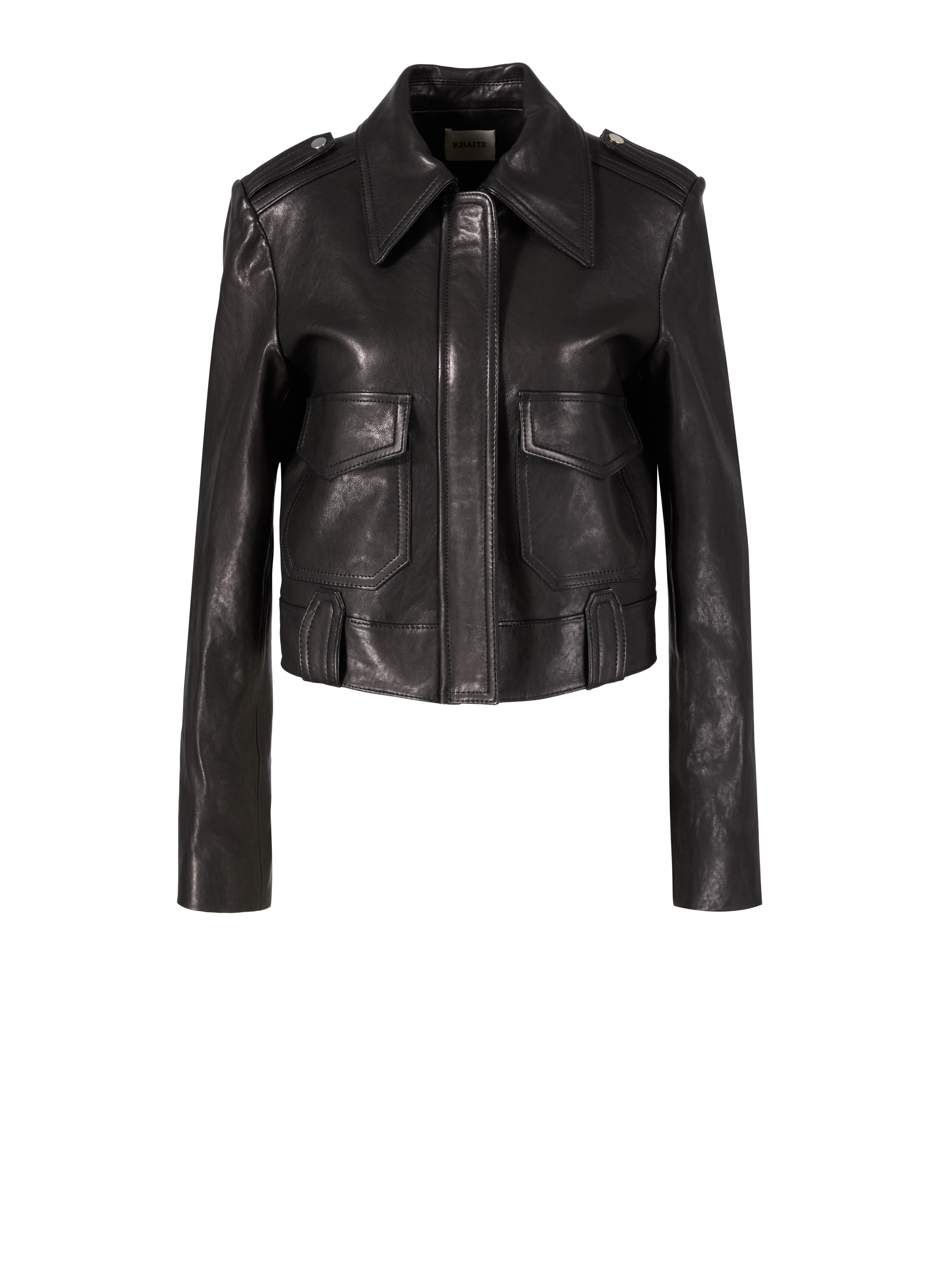 Lederjacke 'Cordelia' Schwarz