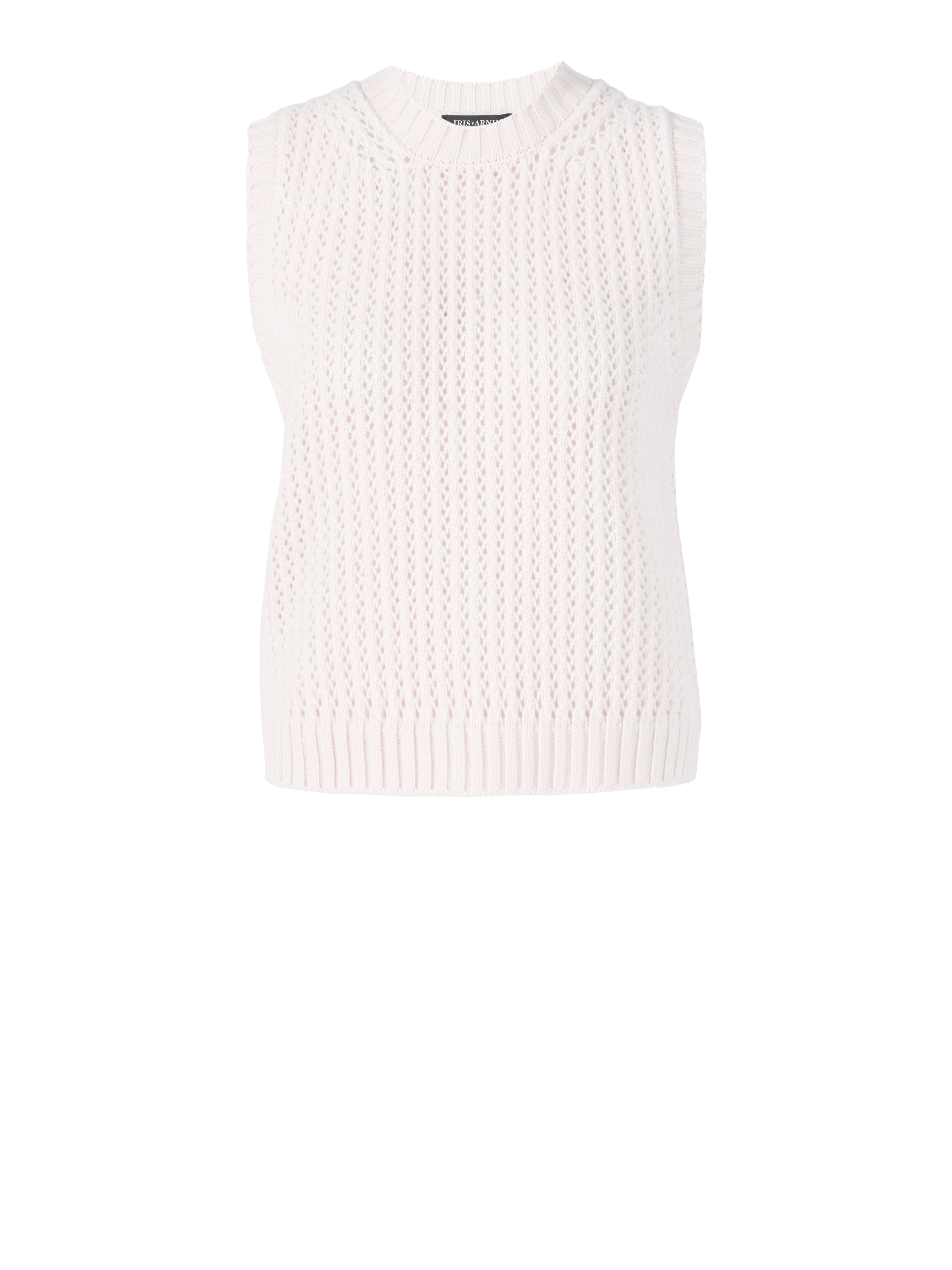 Cashmere-Stricktrop 'Garetta' Off White