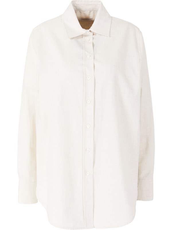 Hemdbluse 'Mel' Beige