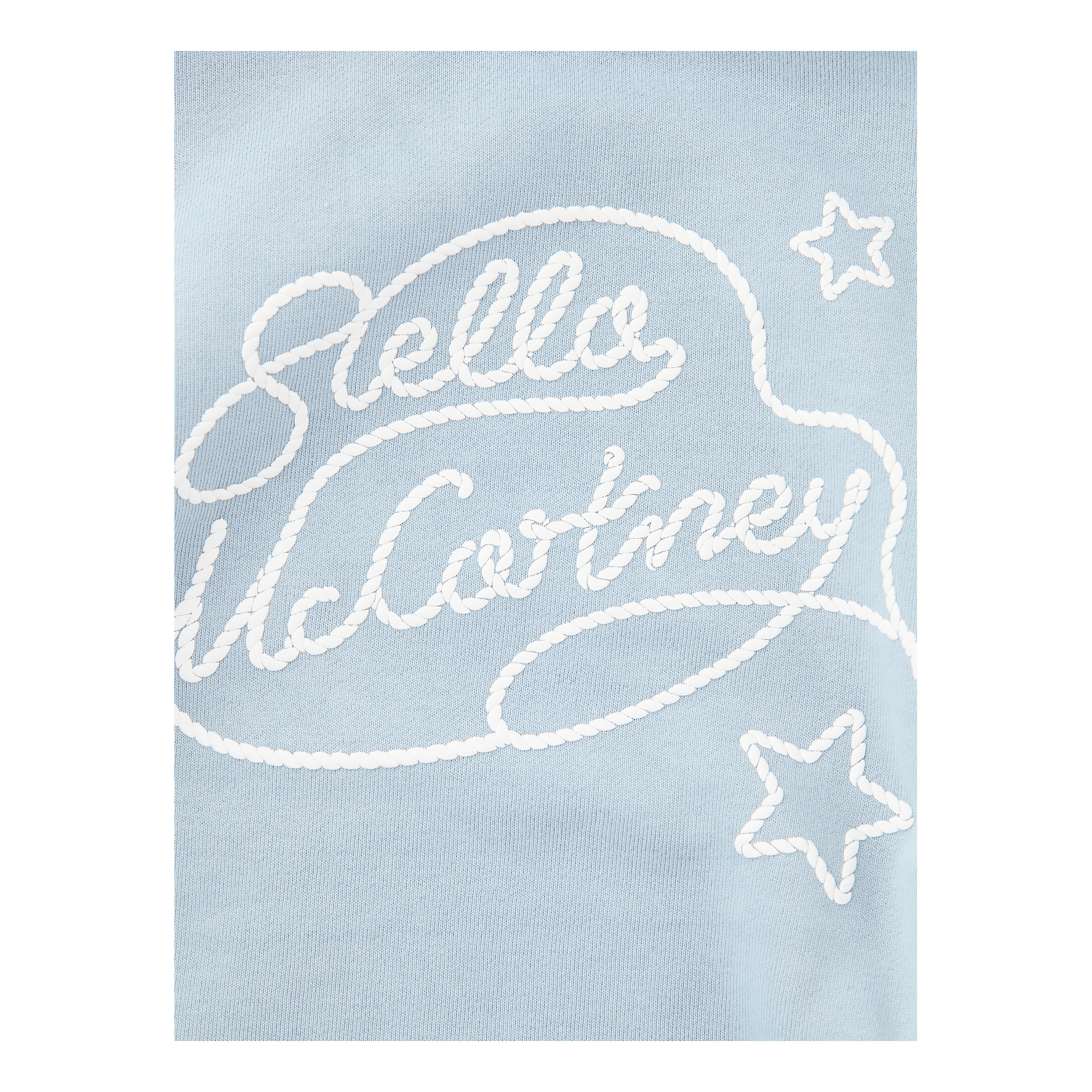 Stella McCartney Kids Sweatshirt mit Label-Print Hellblau, Frontansicht – UNGER.DE