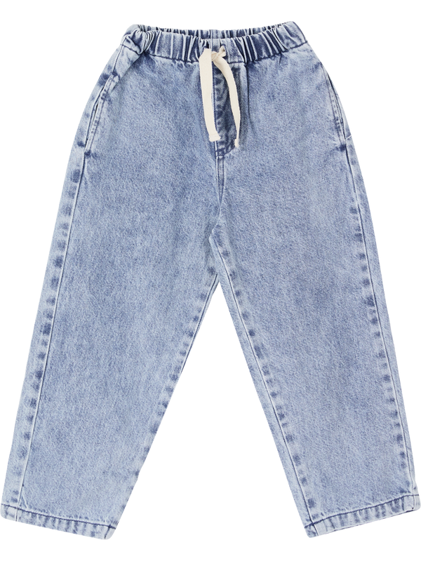 'Ridge Denim' Wide-Leg Jeans – Blue