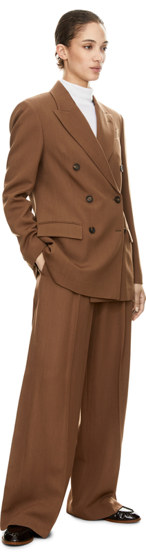 Kurzärmeliger Cashmere-Seiden-Pullover Crème