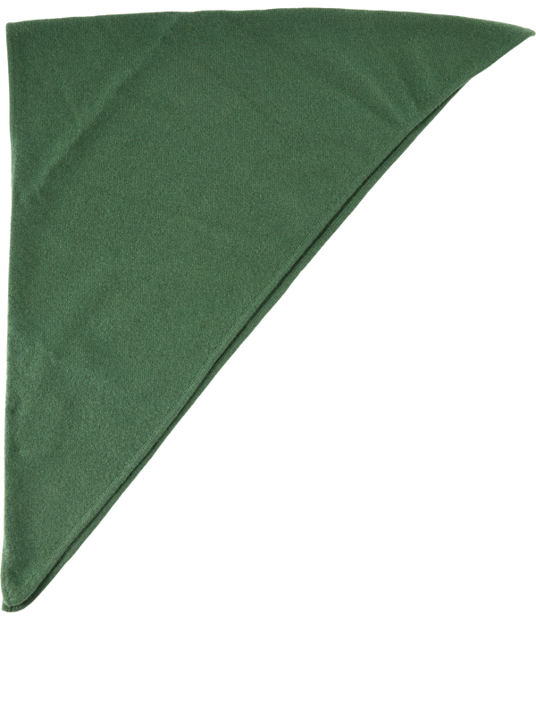 Dreiecksschal aus Cashmere Grün