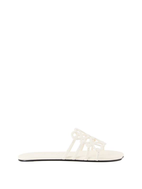 Sandalen Paula's Ibiza 'Petal Anagram' Anthurium White