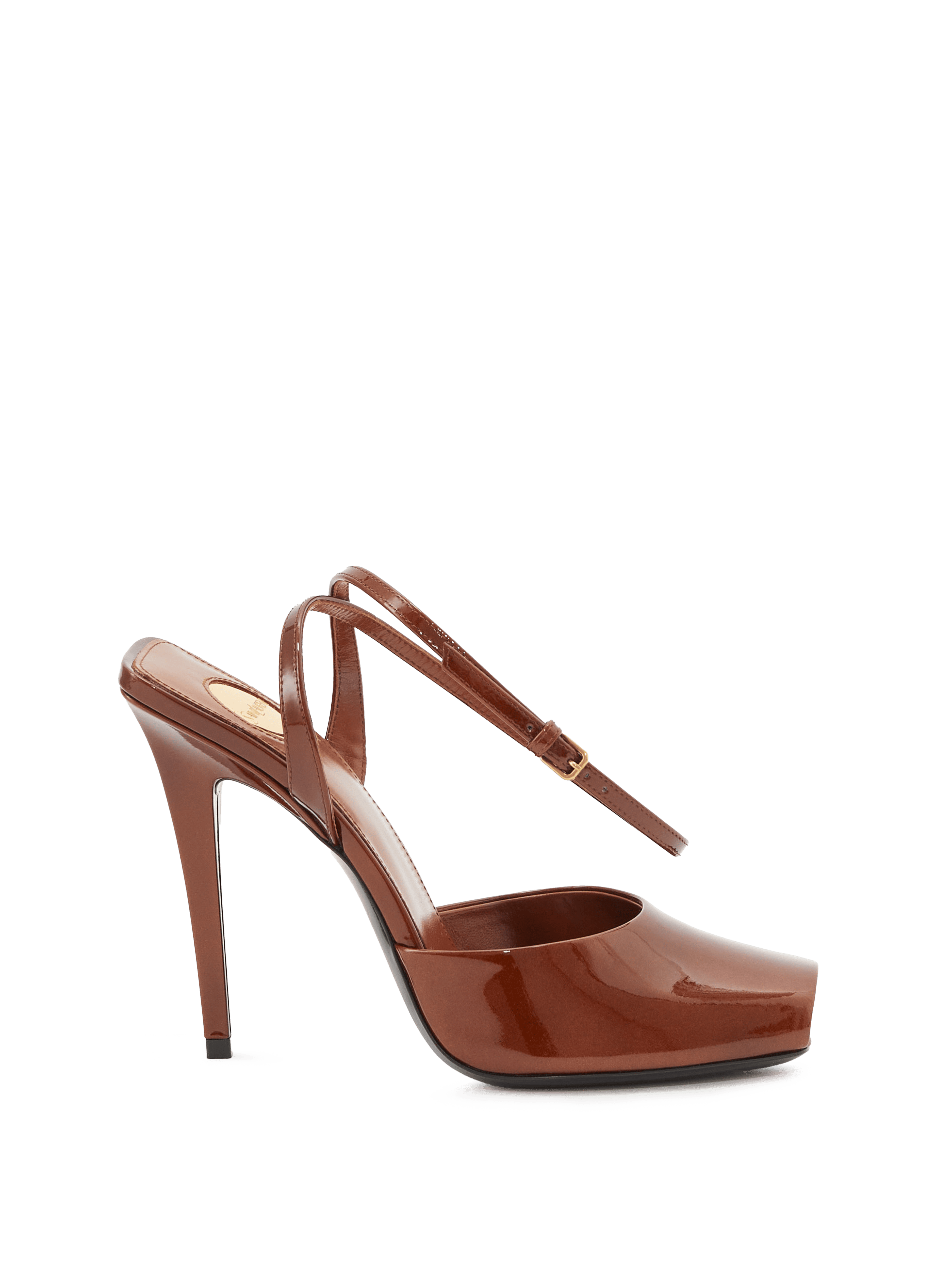 Peep-Toe-Sandalen 'Orhand' Braun