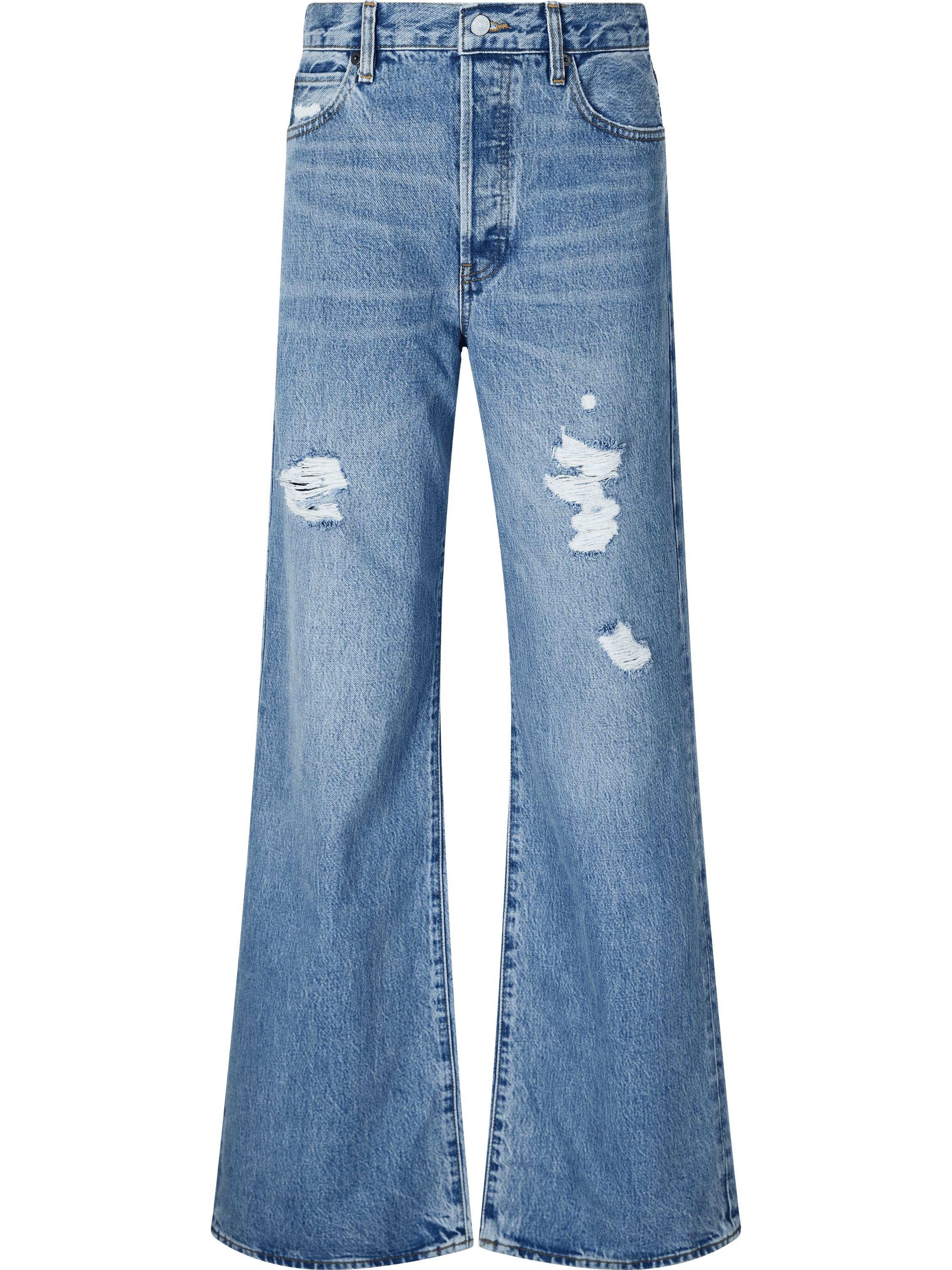 Wide-Leg Jeans 'The Loose' Mittelblau