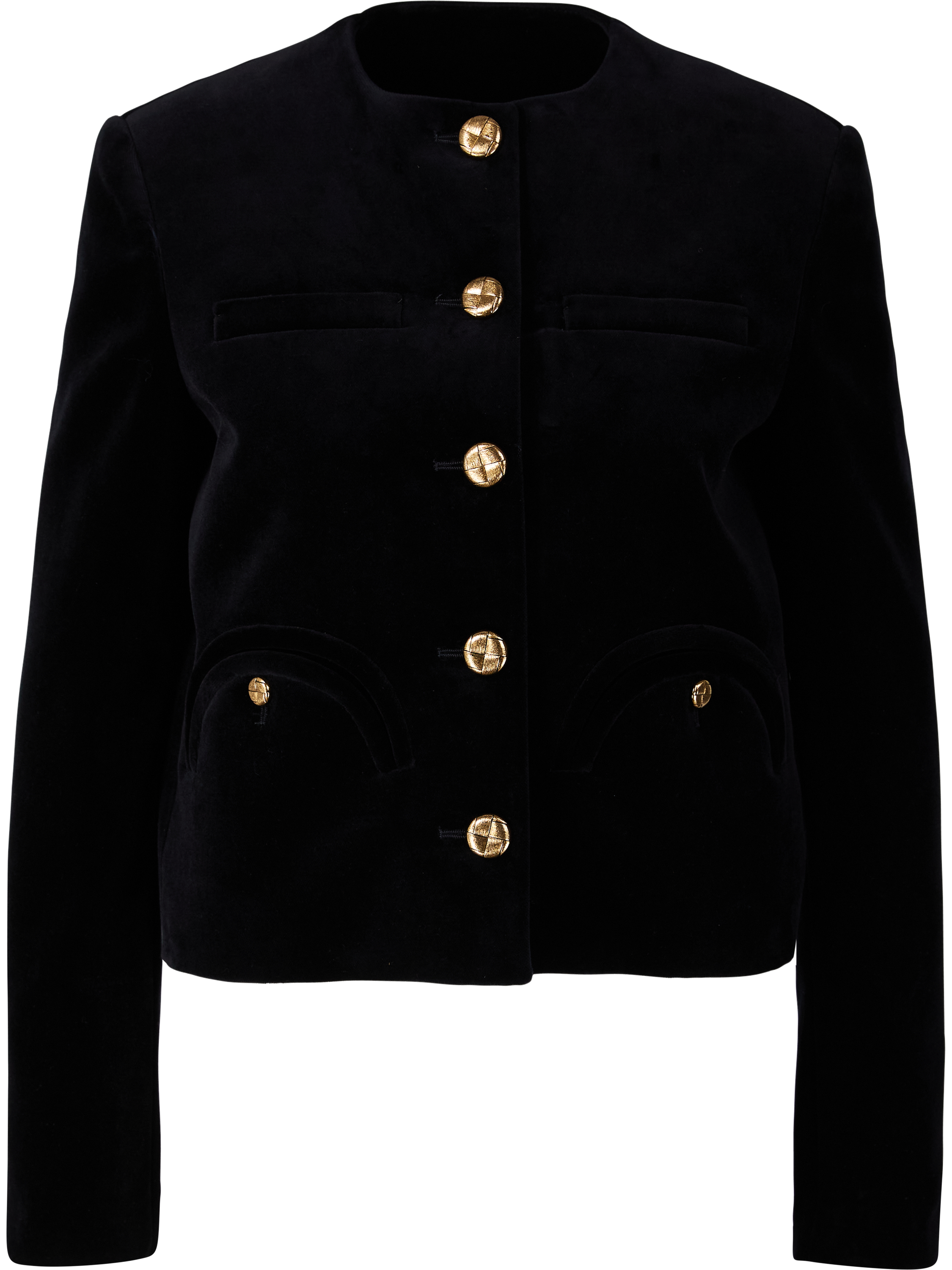 Blazé Milano Samtiger Bolero 'Jealousy Shamo' Schwarz, Produktansicht – UNGER.DE