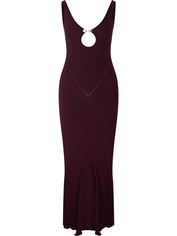 Maxikleid 'Portia' Bordeaux