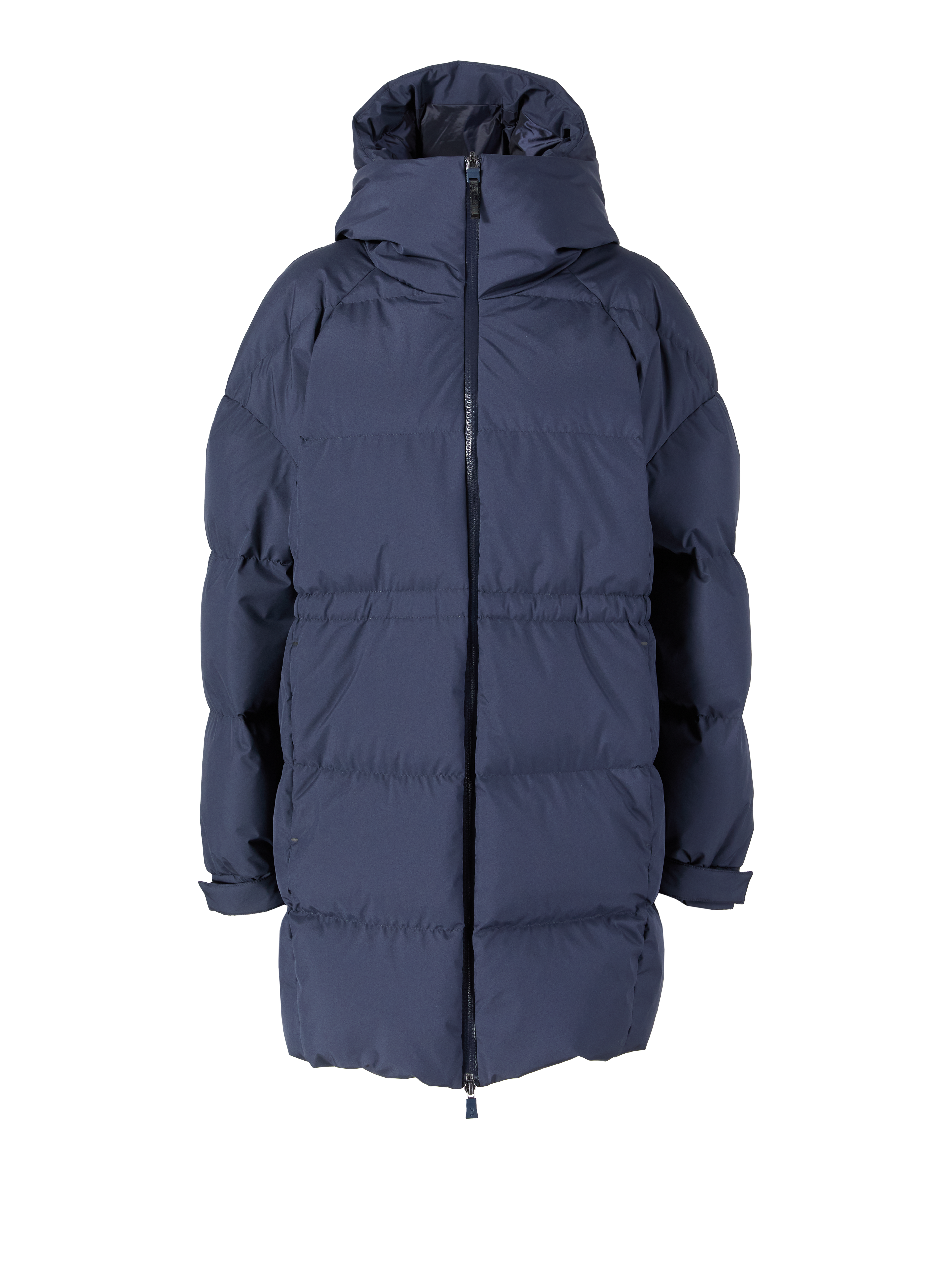 Daunenjacke 'Laminar Long' Marineblau