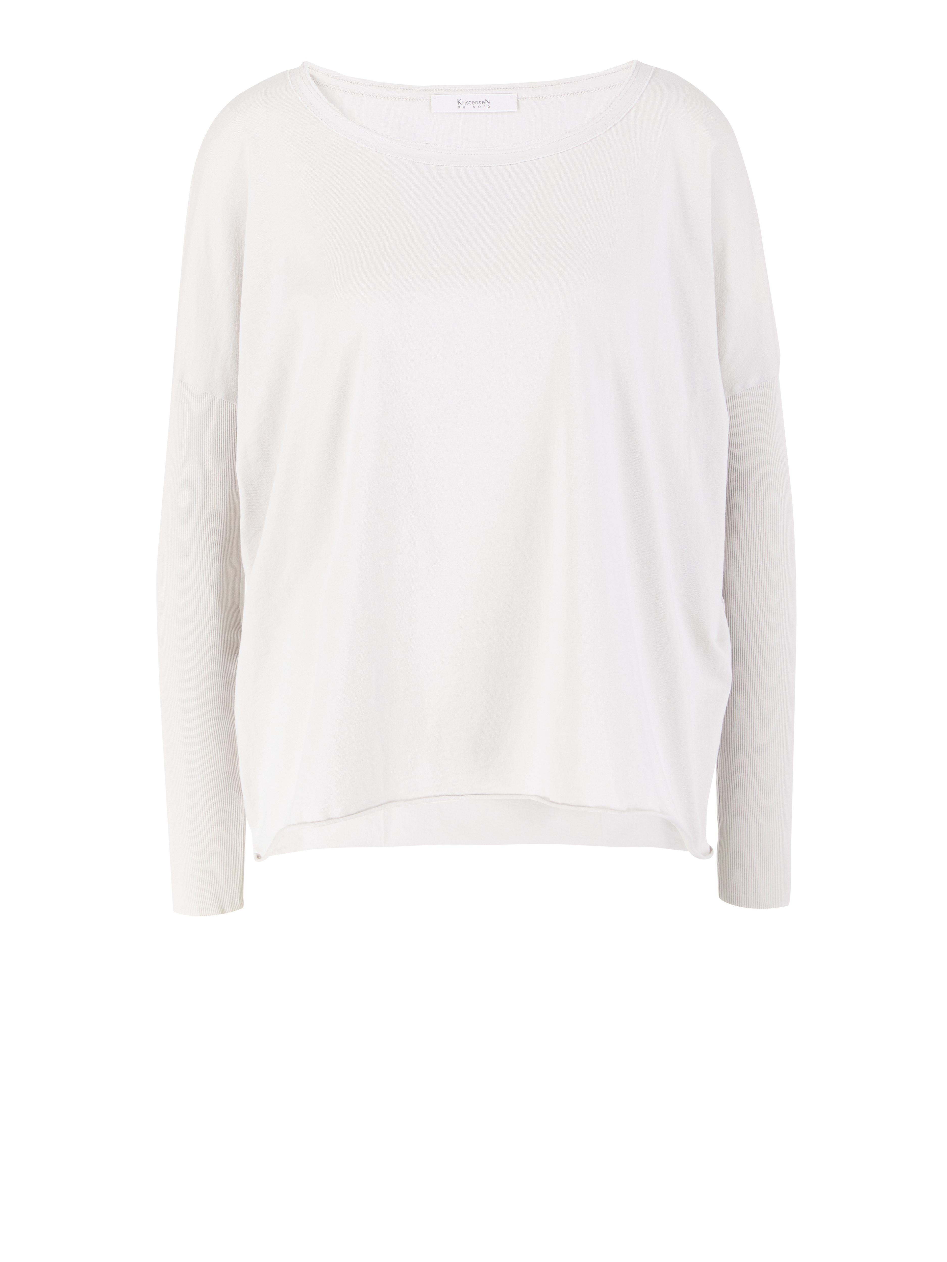 Long-sleeved shirt 'Slim' light grey