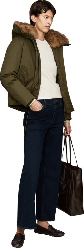 Straight-Leg Jeans 'Le Slim Palazzo' Dunkelblau