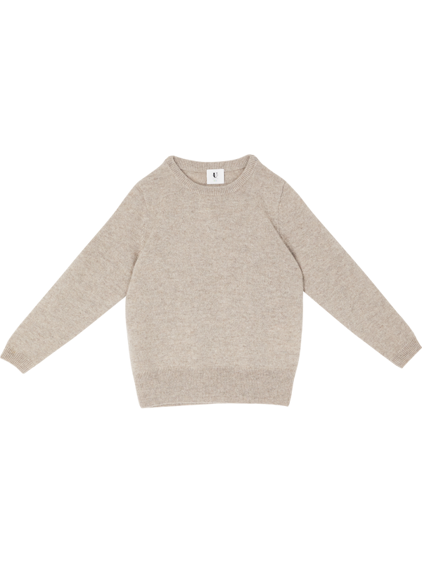Cashmere-Rundhalspullover Hazel Melange