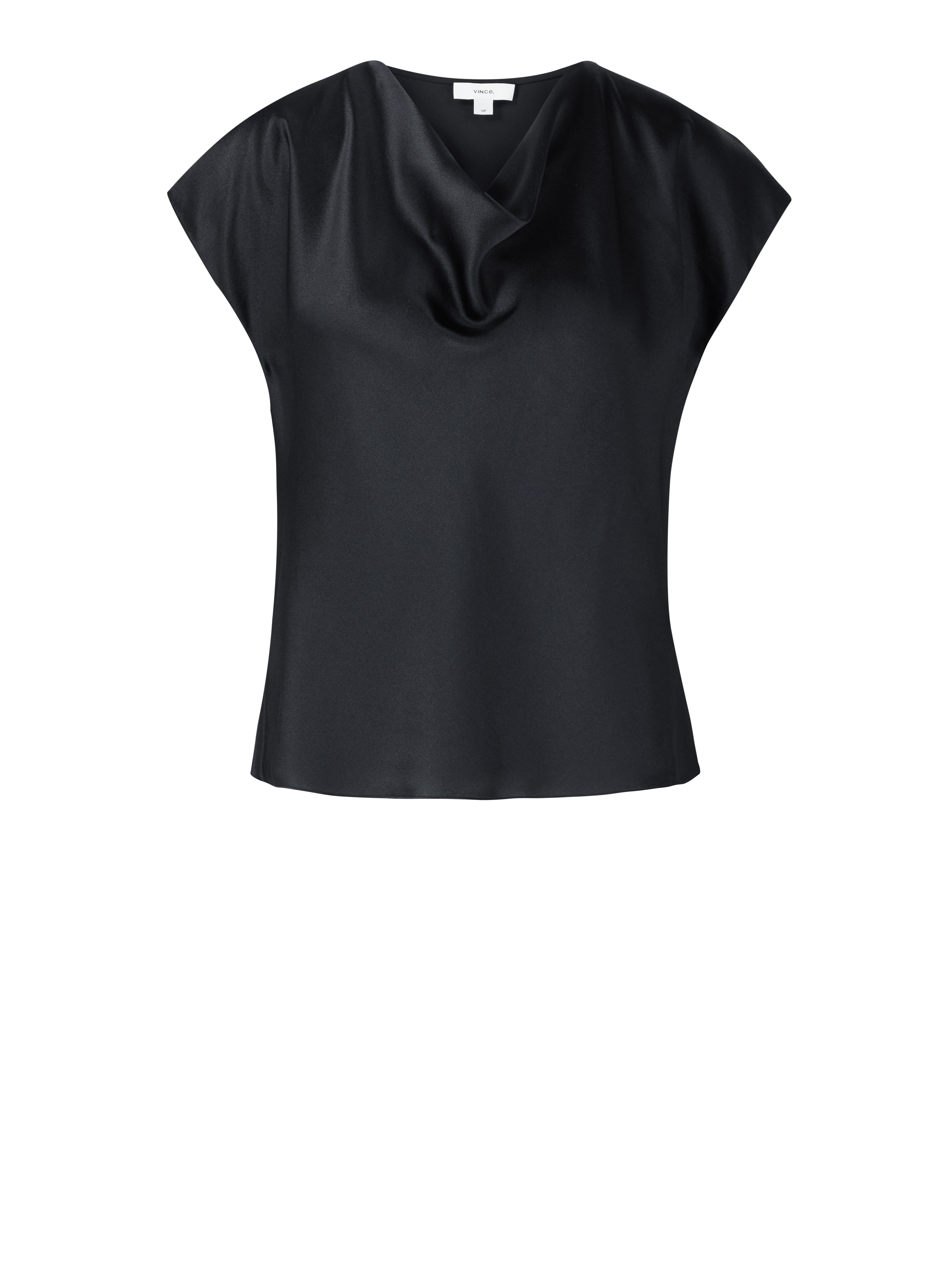 Seidenbluse Schwarz