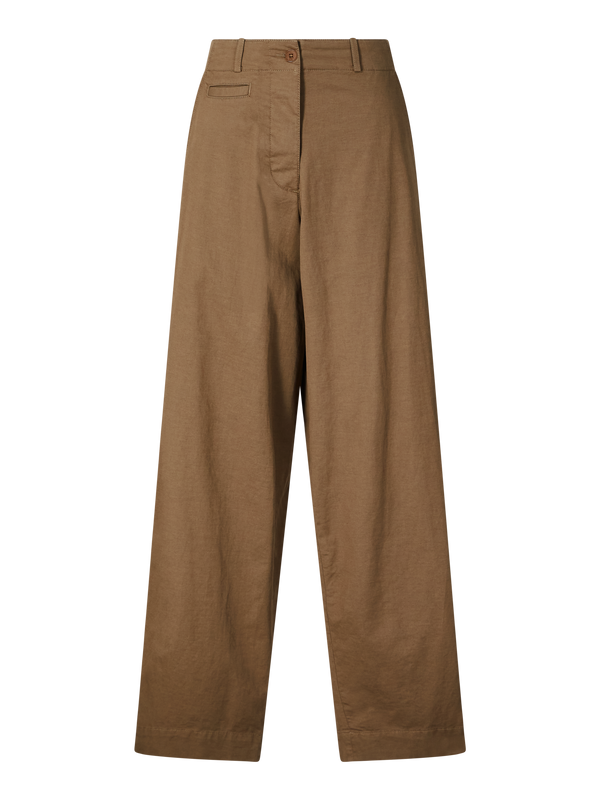 Weite Stoffhose 'Fadry' Beige