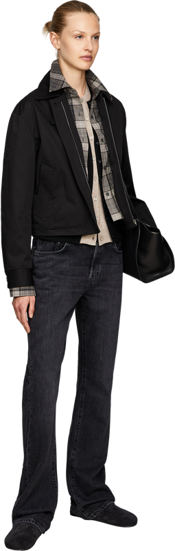Straight-Leg Jeans Schwarz