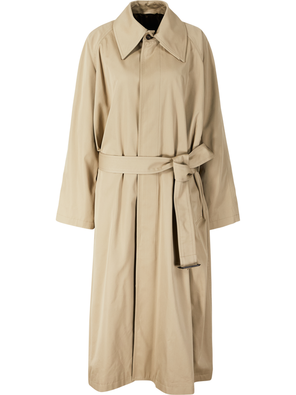Oversized trench coat beige