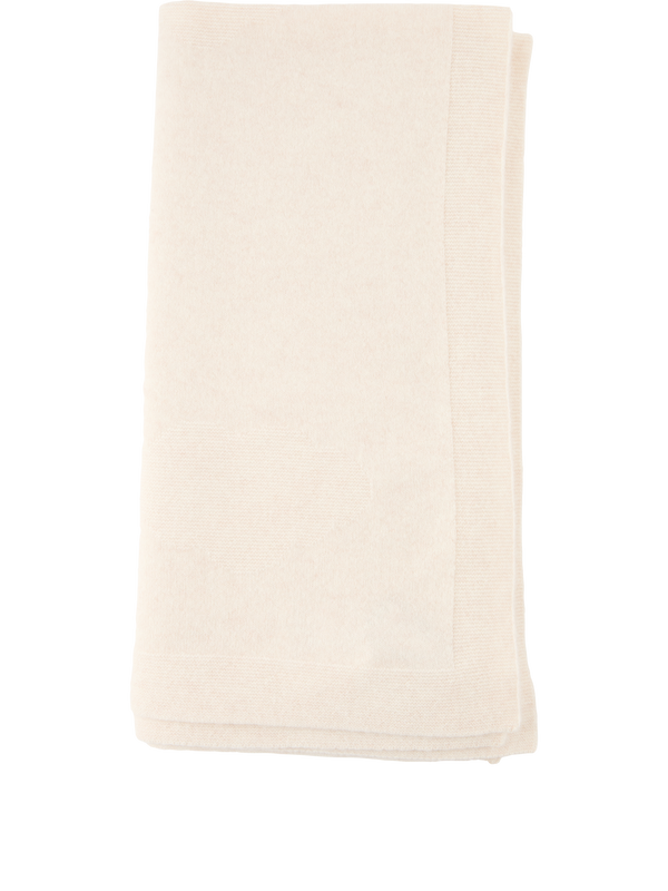 Cashmere-Babydecke mit Wolkenmotive Vanilla