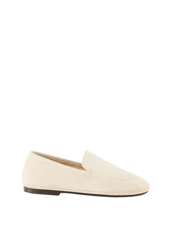 Outdoor Loafer aus Wildleder Crème