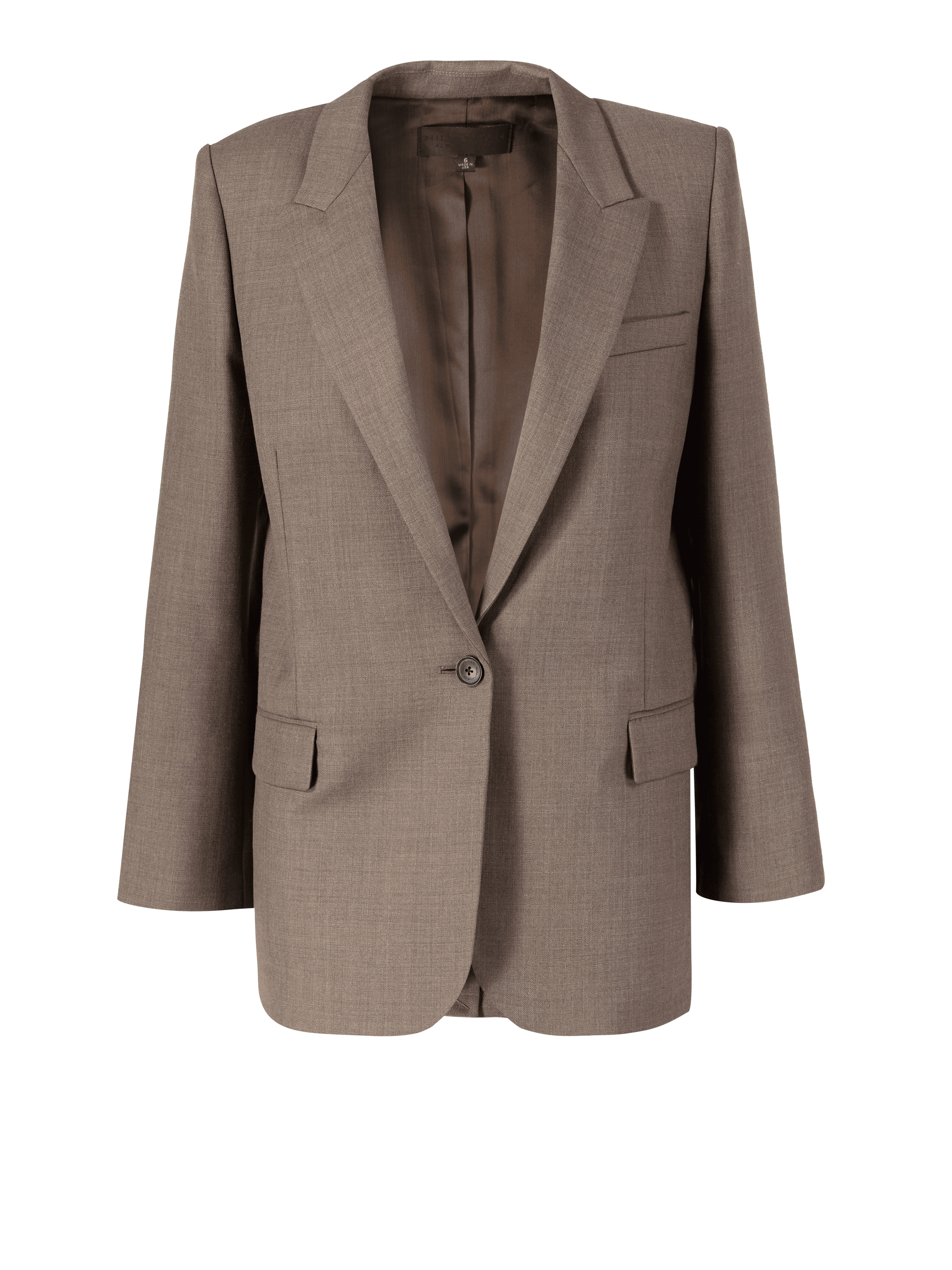 Wool blazer 'Diane' Brown