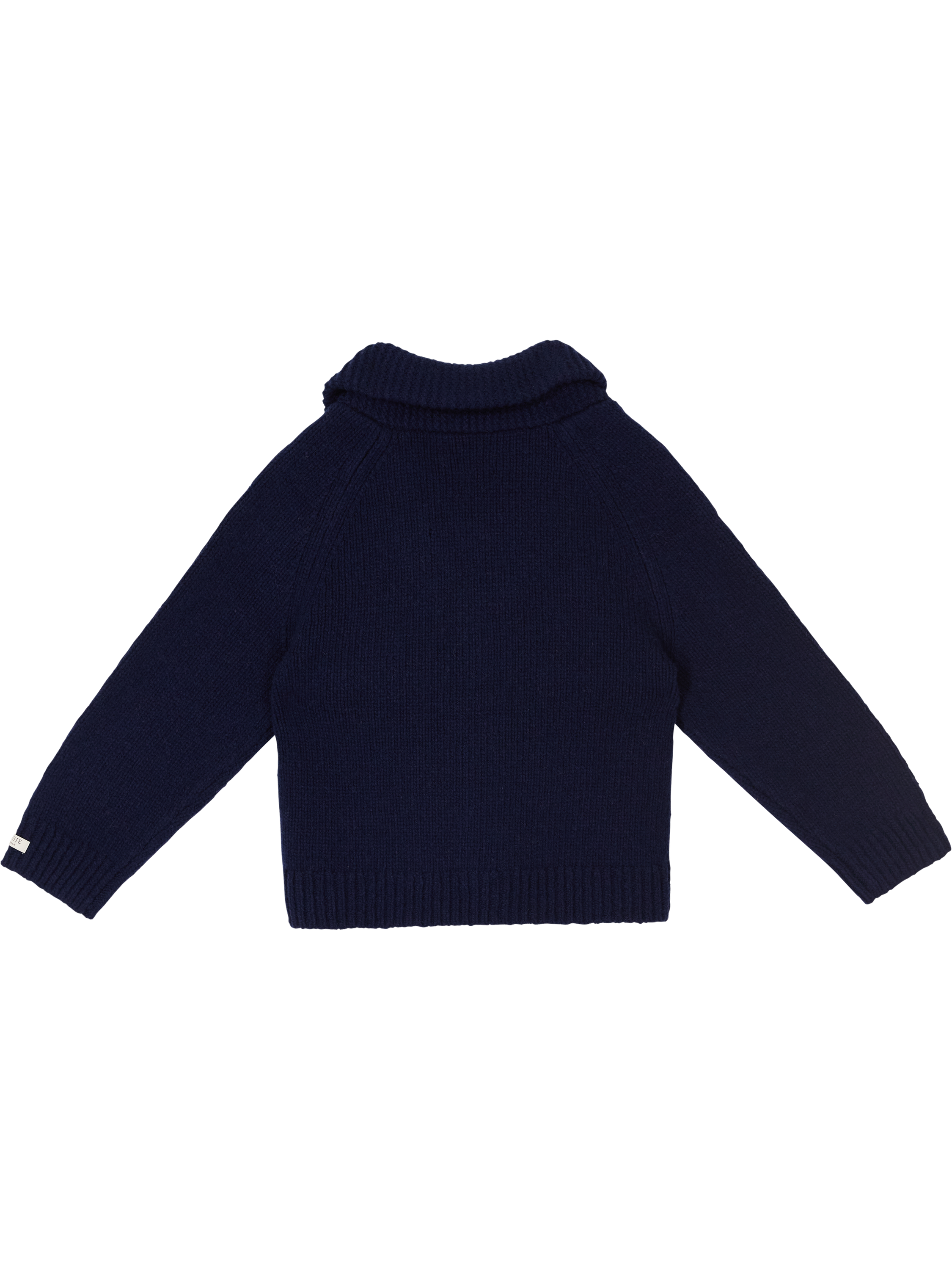 Donsje 'Polar Bears' merino wool cardigan, navy blue – UNGER.DE