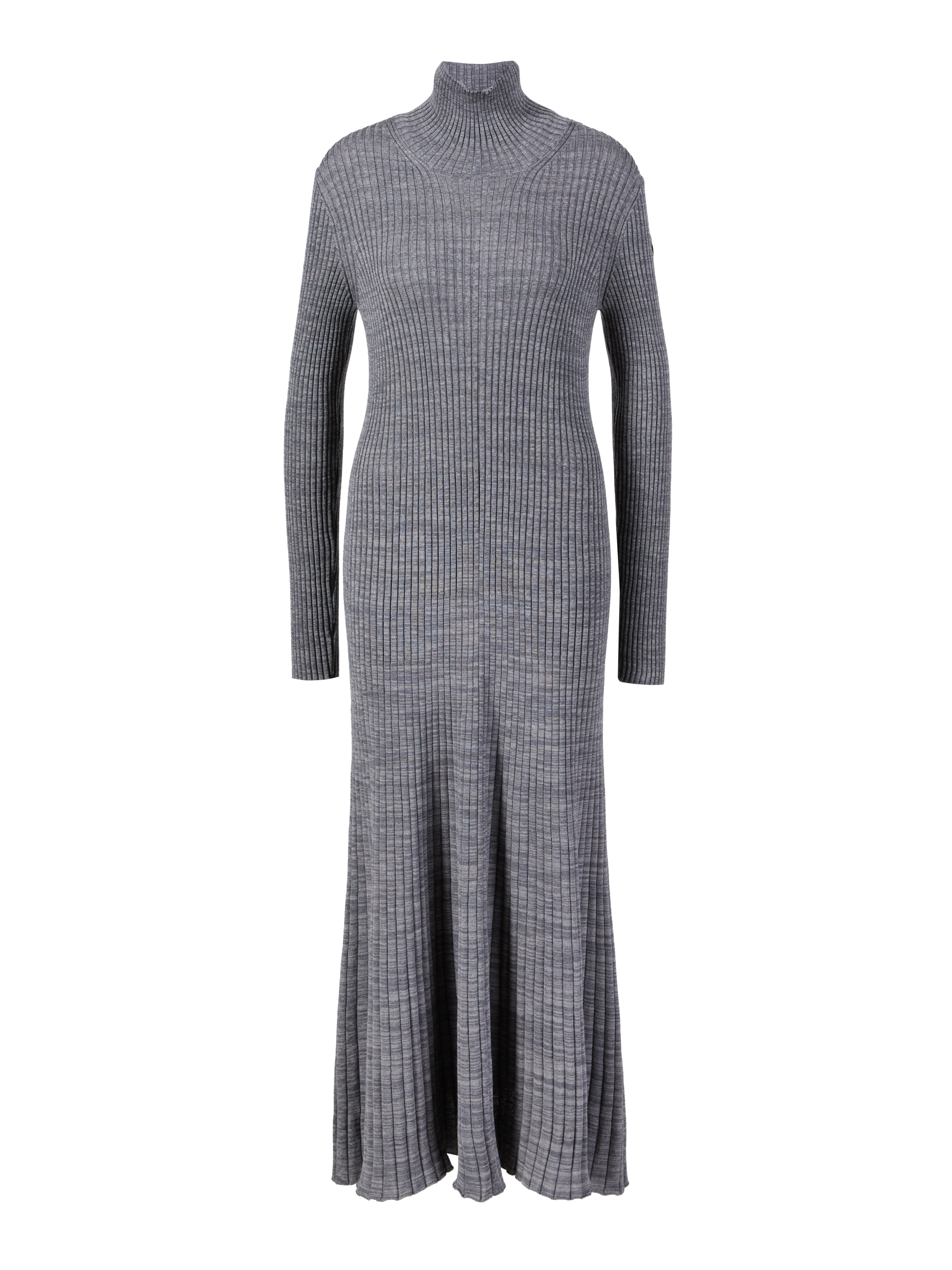 Wool knit dress in grey 