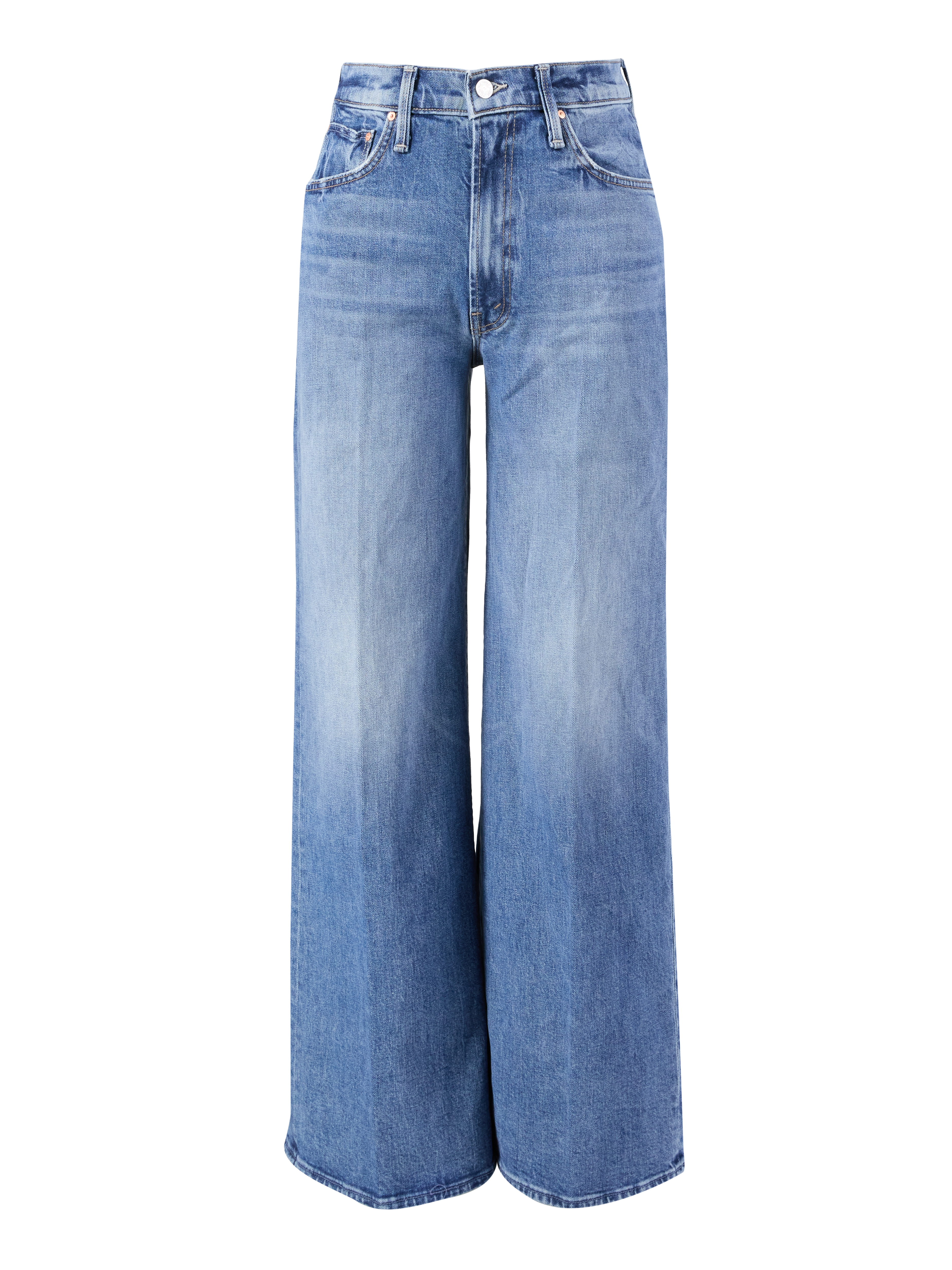 Wide-Leg-Jeans 'The Ditcher Roller Zip Skimp' Mittelblau