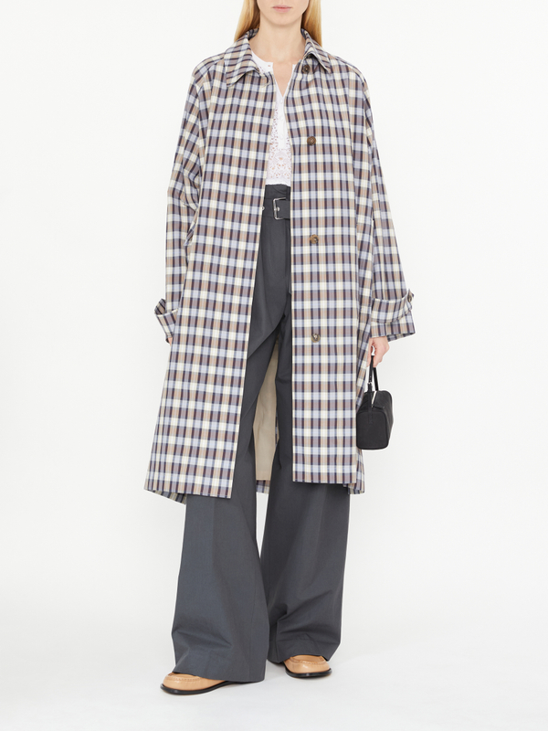 Stoffhose 'Peaches' Dunkelgrau