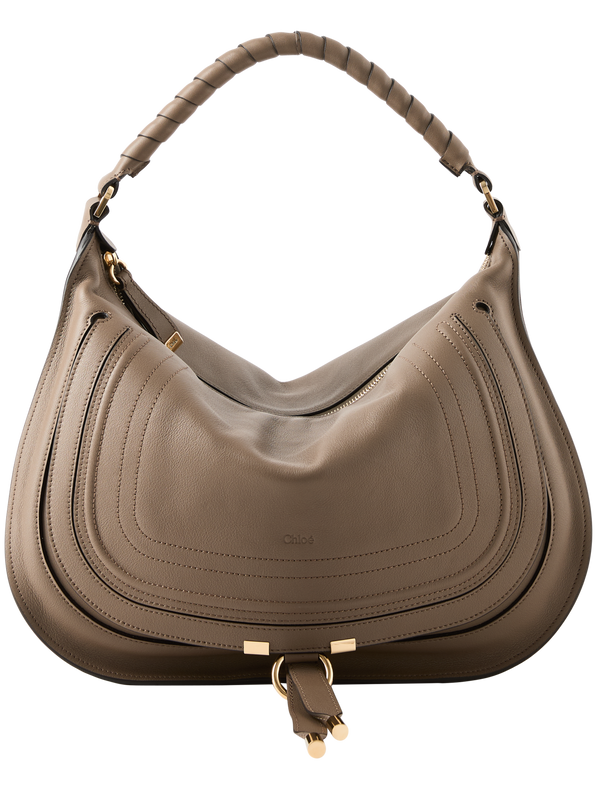 Schultertasche 'Marcie Hobo Medium' Deep Taupe