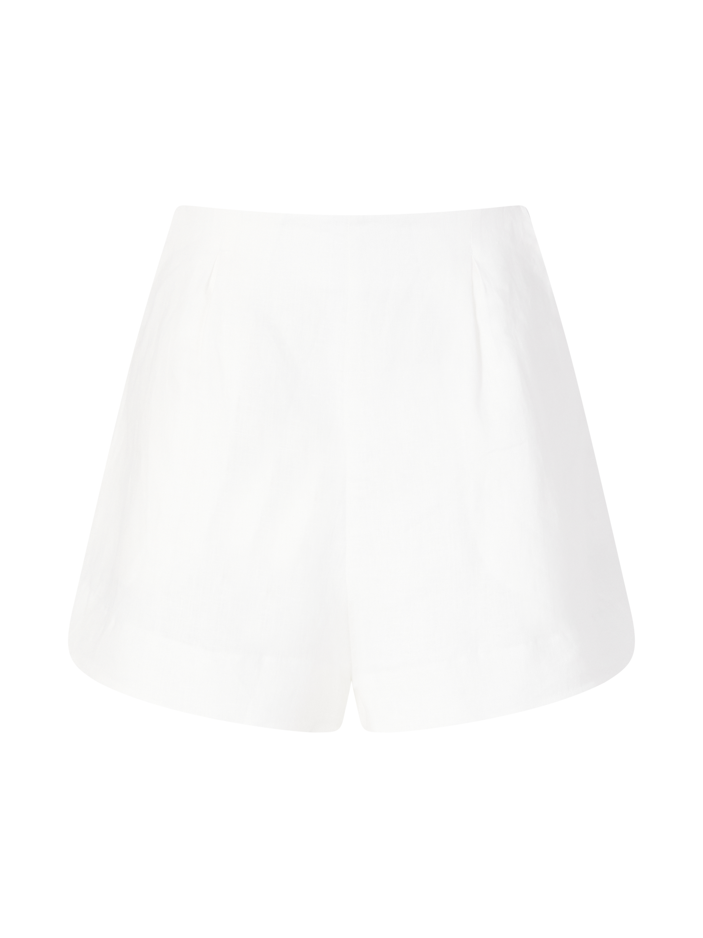 Leinenshorts 'Gia' Weiß