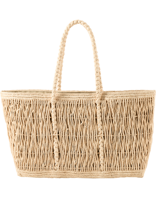Shopper 'Georgica' aus Raffia Natural