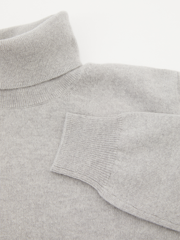 Rollkragenpullover Grau