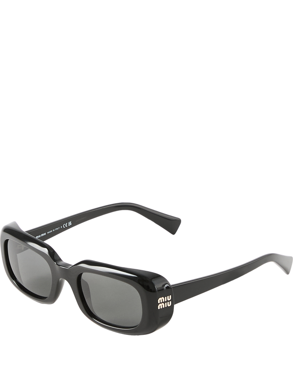 Rectangular sunglasses black/dark grey