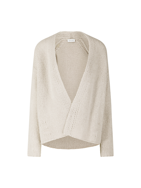 Cashmere-Seidenstrickjacke 'Jera' Kitt