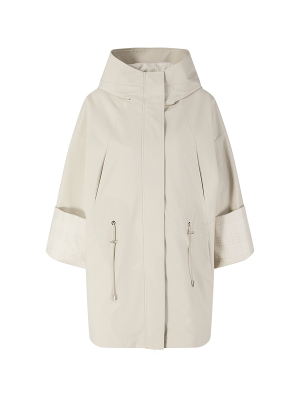 Parka aus Cashmere Waves Crème