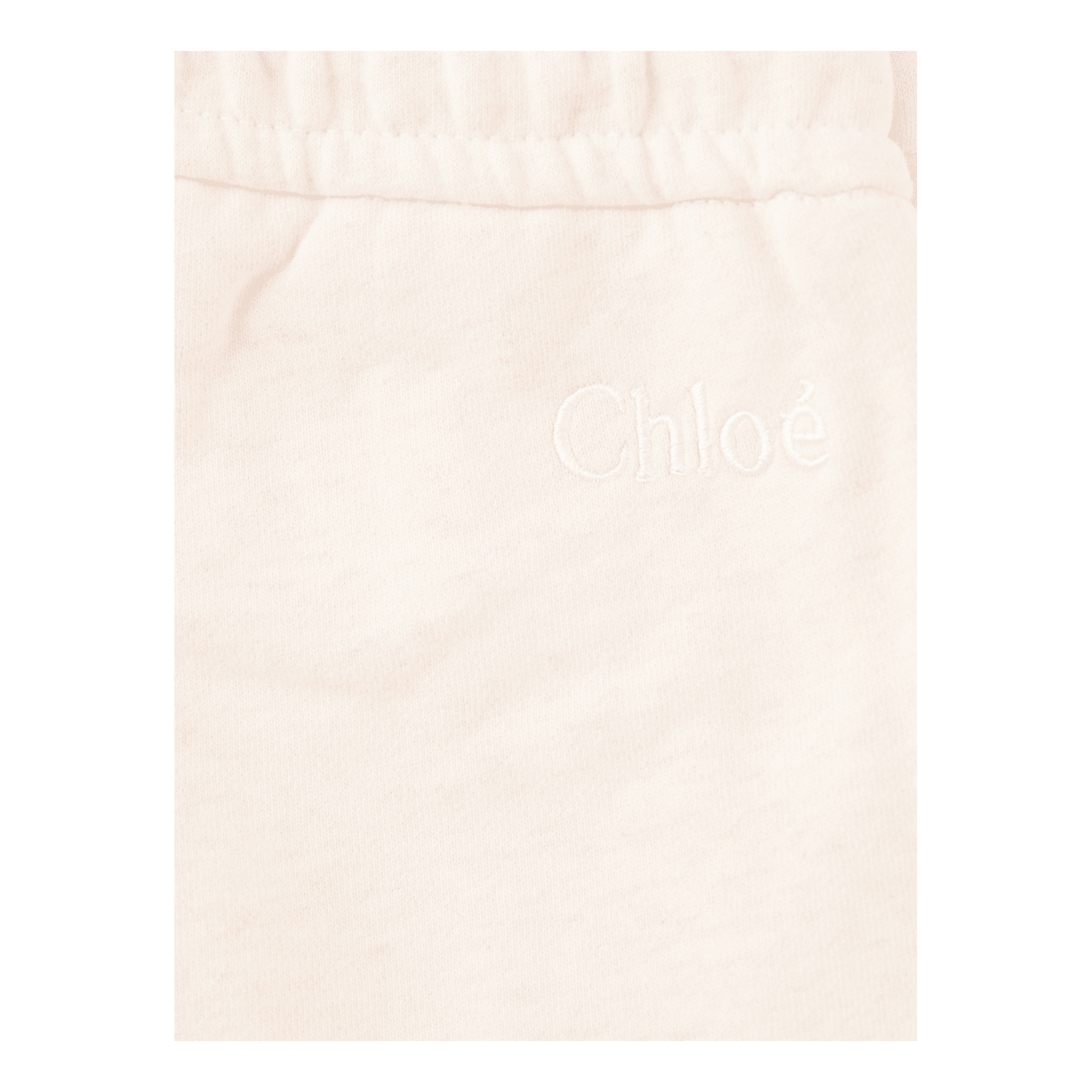 Chloé Kids Fleecehose 'Maille' Crème, Frontansicht – UNGER.DE