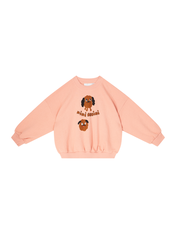 Sweatshirt 'Doggies' Pink