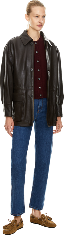 Cashmere cardigan burgundy