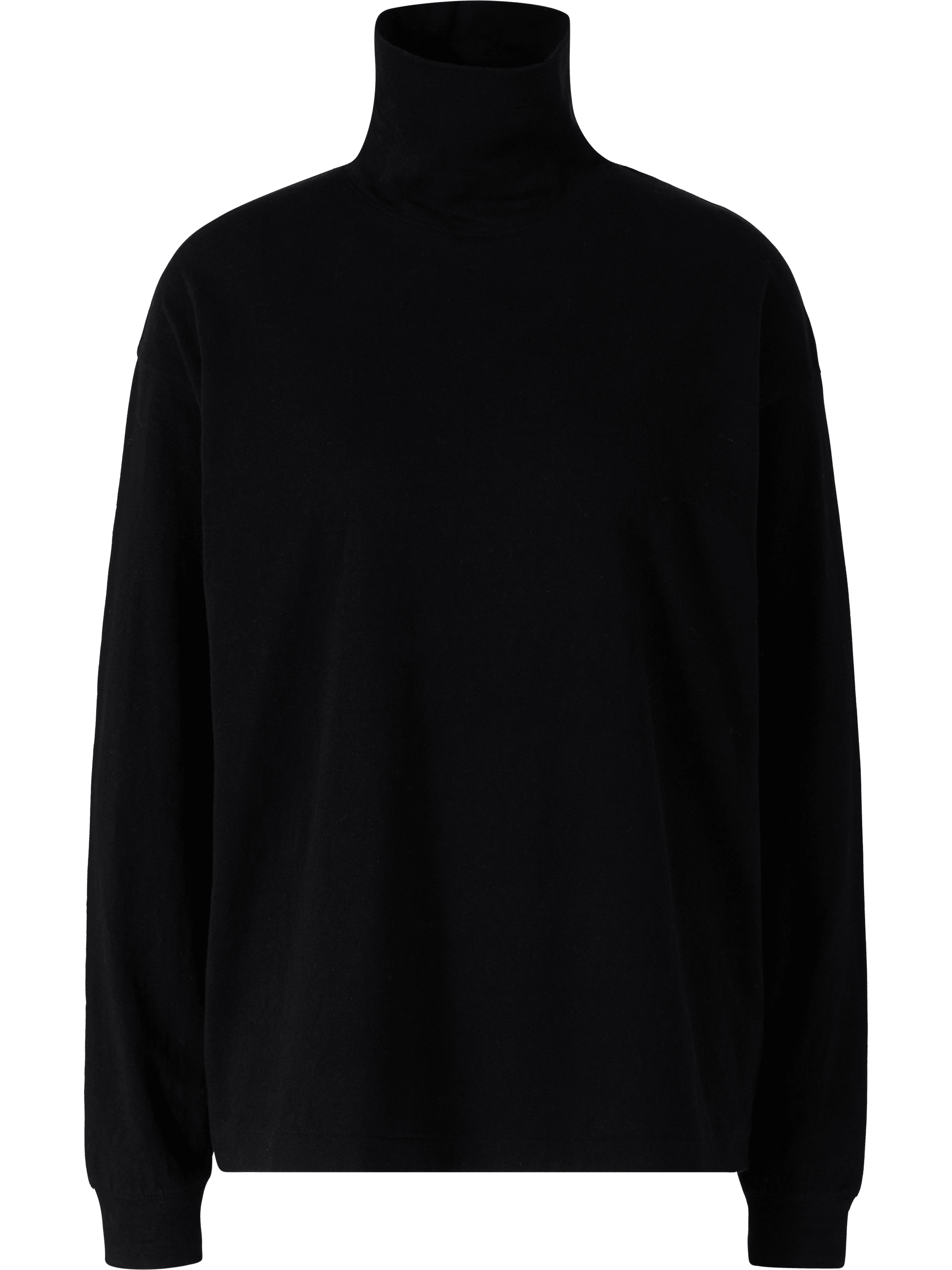 Langärmeliges Pullover 'Kelta' mit Rollkragen Schwarz