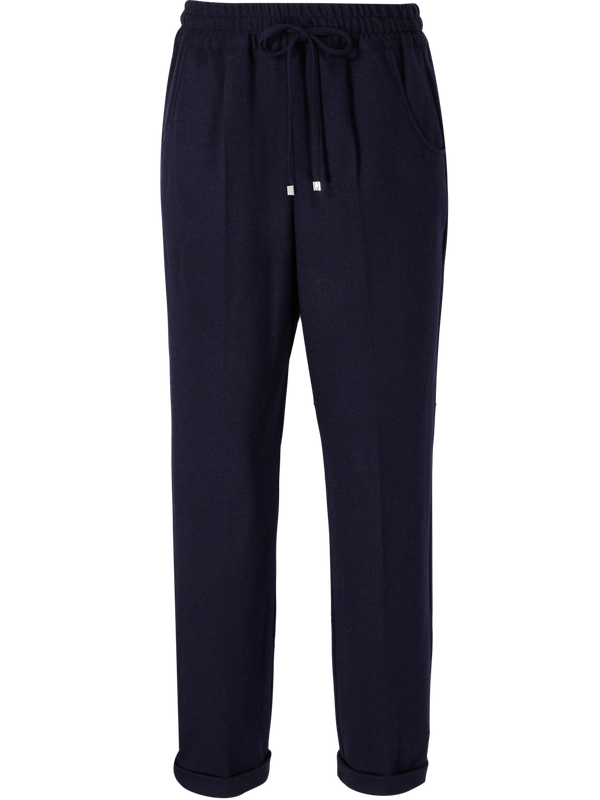 Cashmere-Hose Marineblau