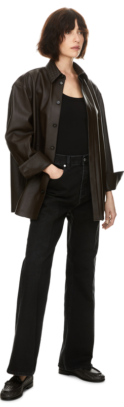 Flared-Fit Jeans Schwarz