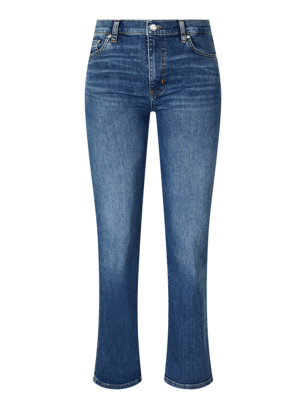 'The Icon' Flared Jeans – Medium Blue