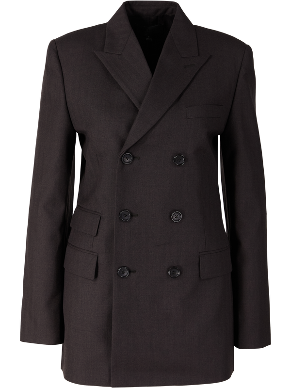 Wolljacke Dunkelbraun