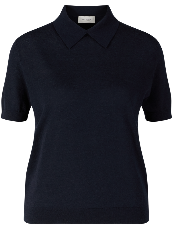 Cashmere-Polopullover 'Naara' Navy