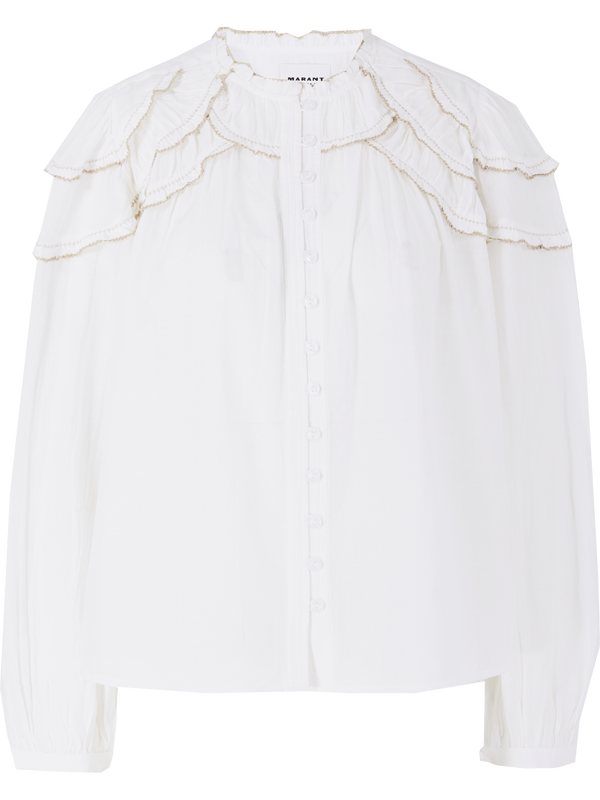 Bluse 'Christa' Weiß