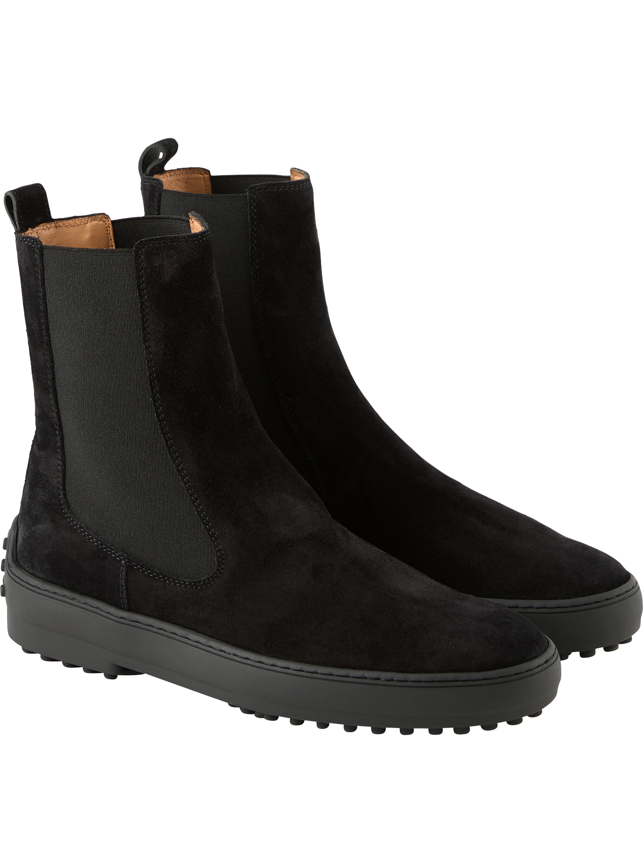 TOD'S Chelsea-Boots Schwarz, Rückansicht – UNGER.DE
